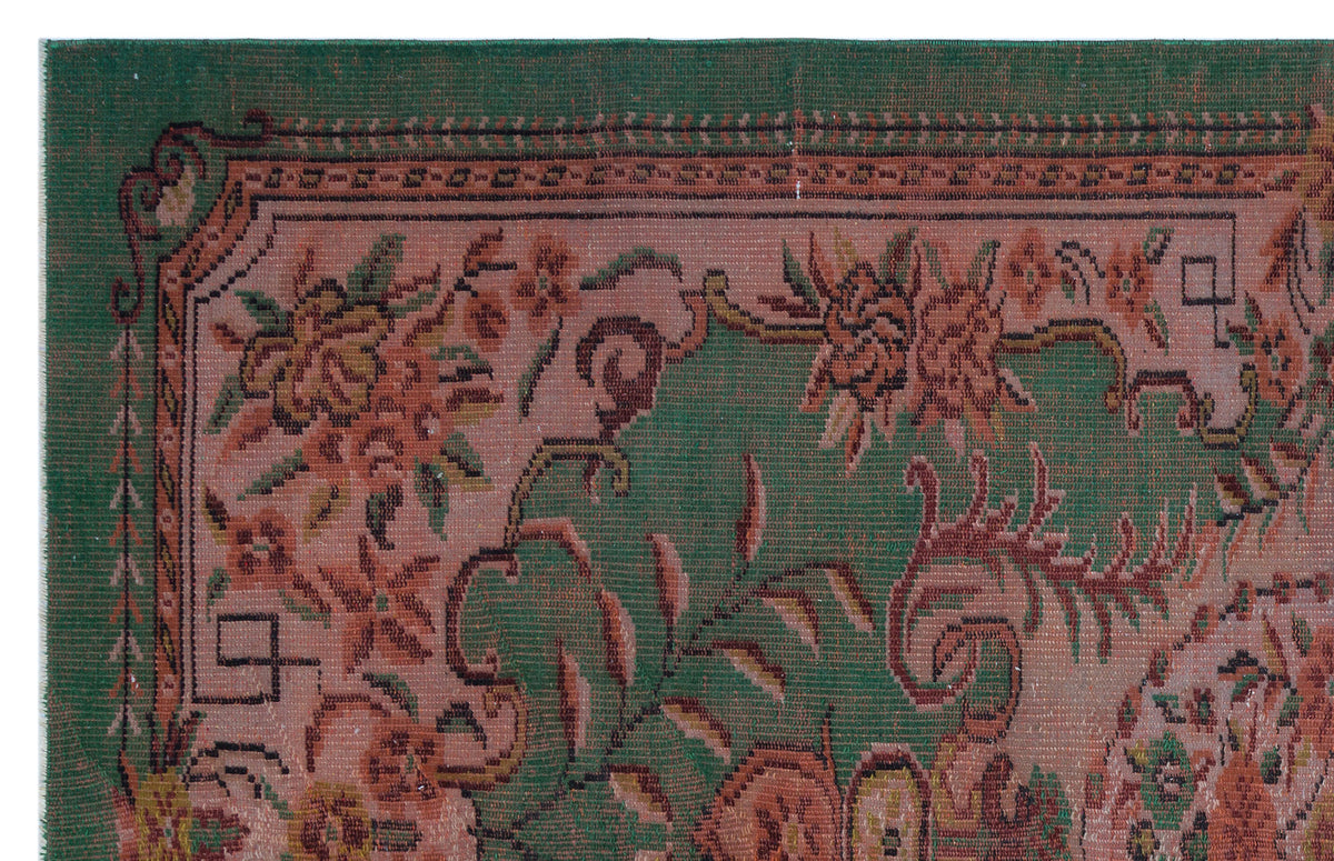 Naturel Over Dyed Vintage Rug 5&#39;7&#39;&#39; x 8&#39;8&#39;&#39; ft 170 x 264 cm