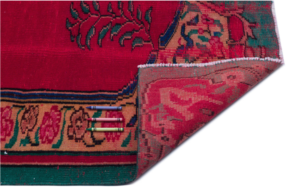 Traditional Design Natural Aged Vintage Rug 5&#39;10&#39;&#39; x 9&#39;8&#39;&#39; ft 177 x 294 cm