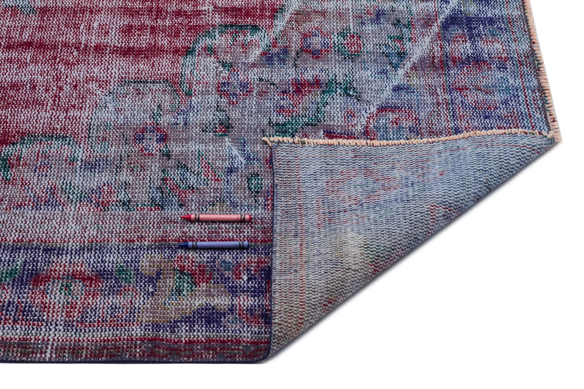 Naturel Over Dyed Vintage Rug 6&#39;5&#39;&#39; x 9&#39;5&#39;&#39; ft 195 x 288 cm