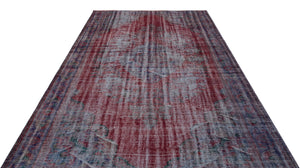 Naturel Over Dyed Vintage Rug 6'5'' x 9'5'' ft 195 x 288 cm