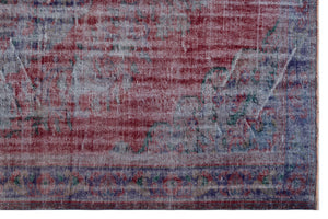 Naturel Over Dyed Vintage Rug 6'5'' x 9'5'' ft 195 x 288 cm