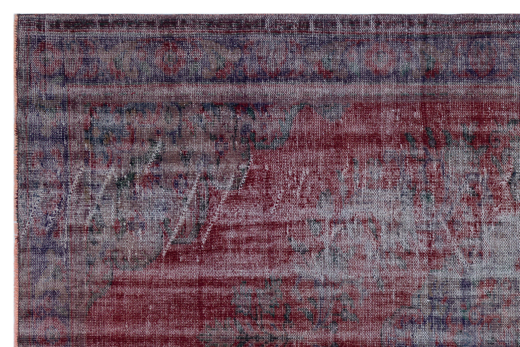 Naturel Over Dyed Vintage Rug 6'5'' x 9'5'' ft 195 x 288 cm