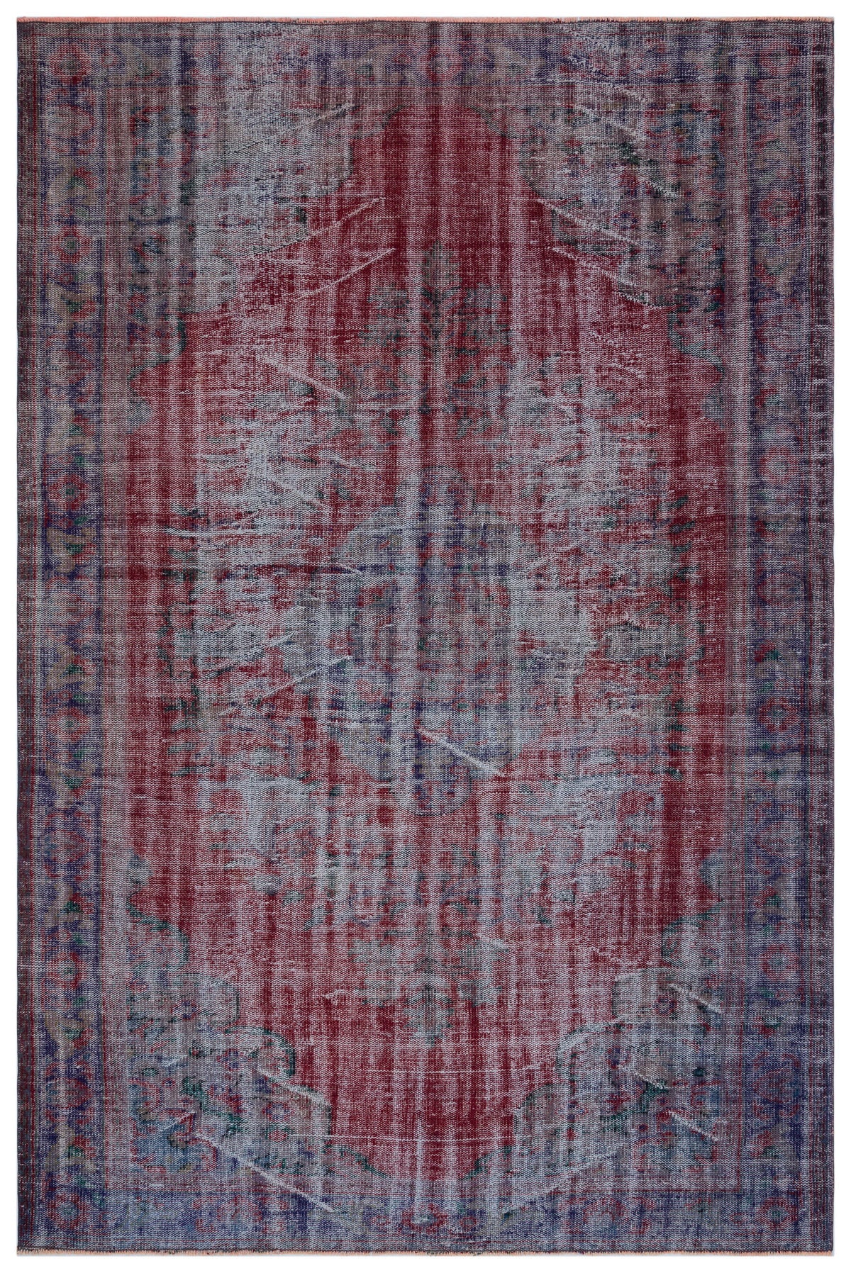 Naturel Over Dyed Vintage Rug 6&#39;5&#39;&#39; x 9&#39;5&#39;&#39; ft 195 x 288 cm