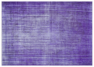 Purple Over Dyed Vintage Rug 5'12'' x 8'5'' ft 182 x 257 cm