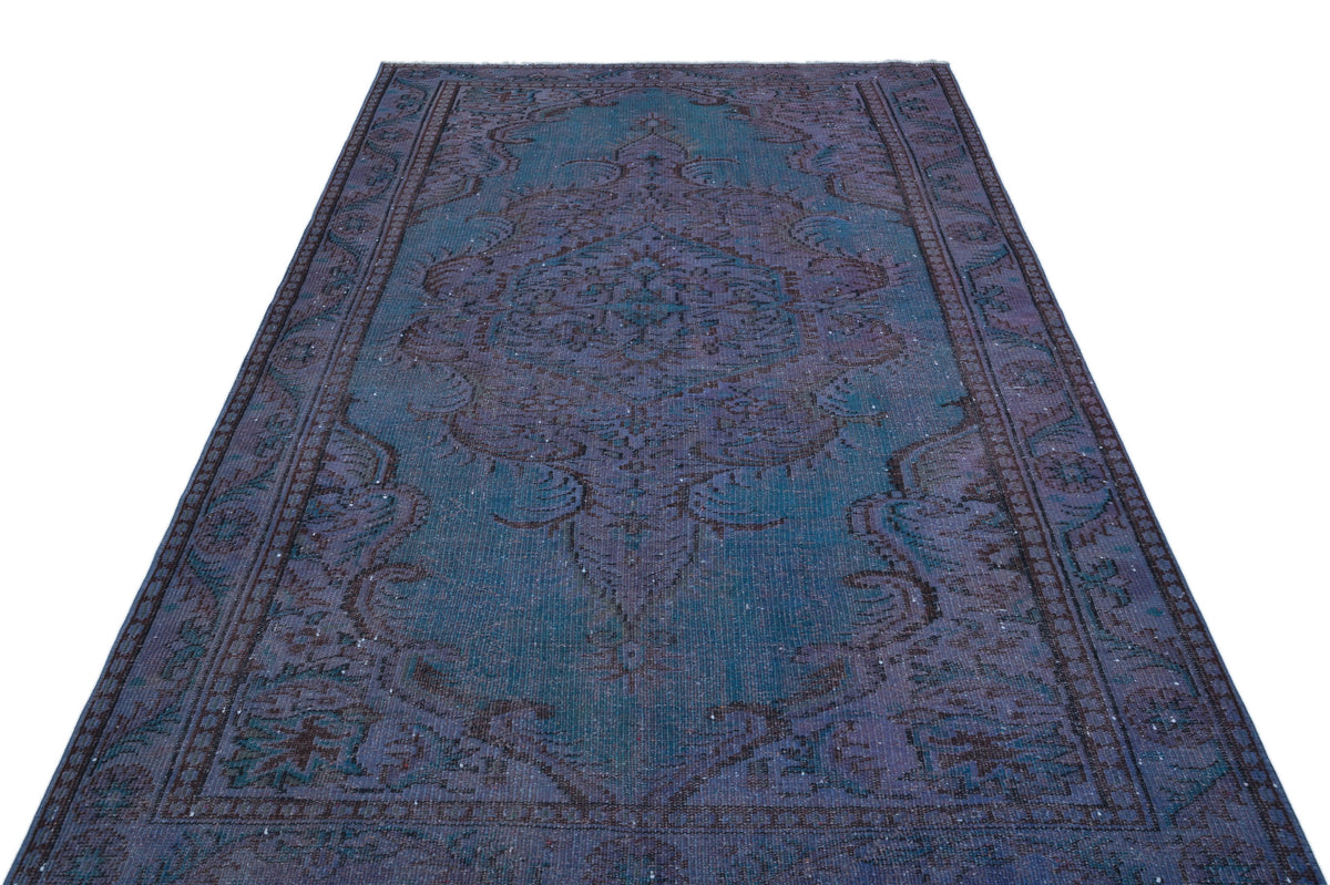 Retro Over Dyed Vintage Rug 5&#39;3&#39;&#39; x 8&#39;6&#39;&#39; ft 160 x 260 cm