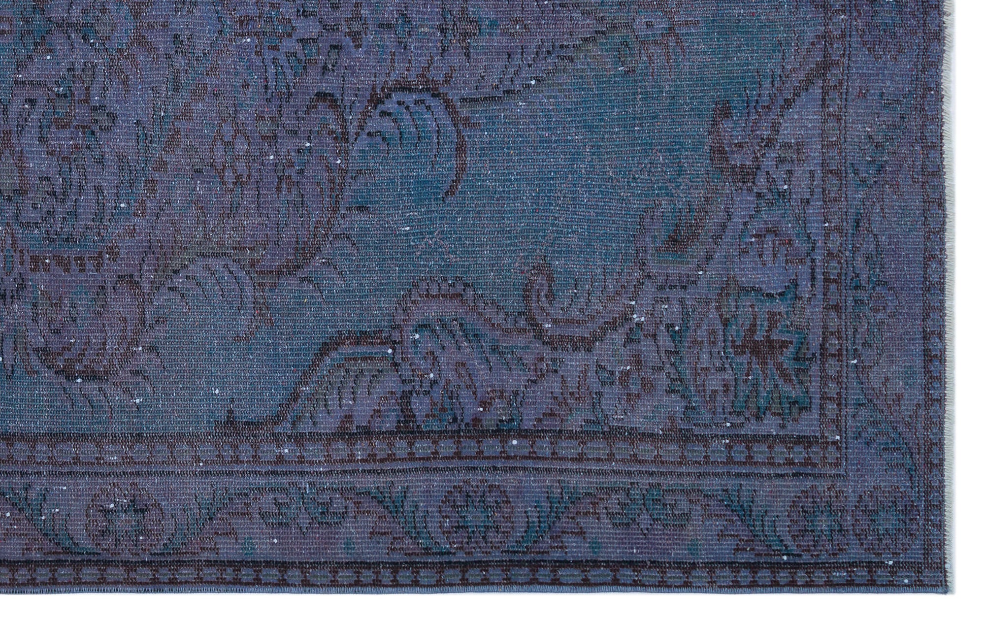 Retro Over Dyed Vintage Rug 5'3'' x 8'6'' ft 160 x 260 cm