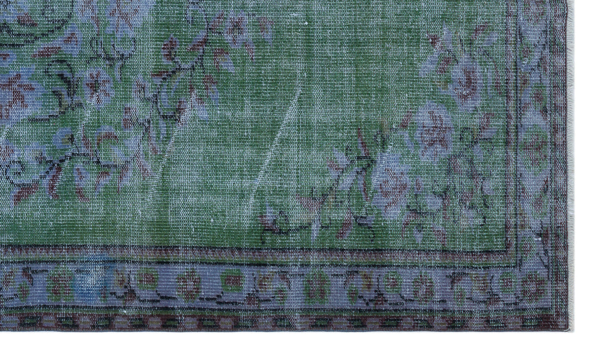 Retro Over Dyed Vintage Rug 4&#39;9&#39;&#39; x 8&#39;3&#39;&#39; ft 146 x 251 cm
