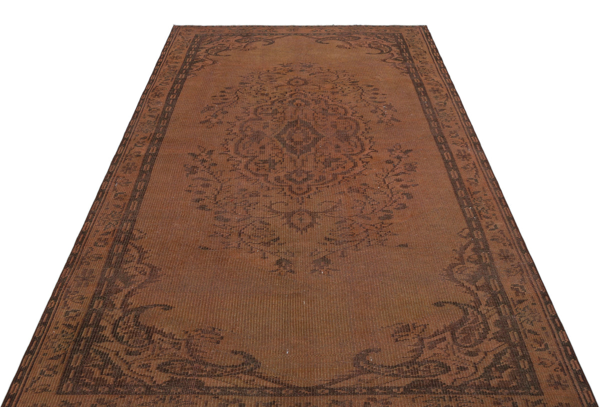 Naturel Over Dyed Vintage Rug 5&#39;2&#39;&#39; x 8&#39;7&#39;&#39; ft 158 x 262 cm