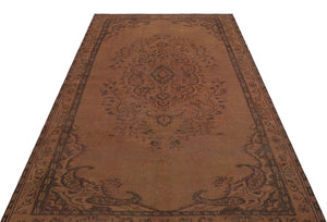 Naturel Over Dyed Vintage Rug 5'2'' x 8'7'' ft 158 x 262 cm