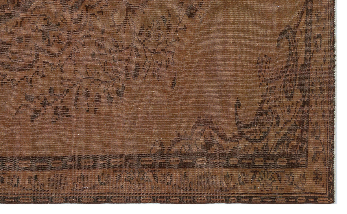 Naturel Over Dyed Vintage Rug 5&#39;2&#39;&#39; x 8&#39;7&#39;&#39; ft 158 x 262 cm