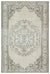 Beige Over Dyed Vintage Rug 6'2'' x 9'2'' ft 188 x 280 cm