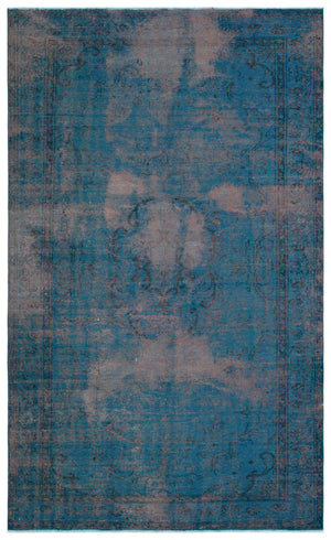 Retro Over Dyed Vintage Rug 5'9'' x 9'5'' ft 174 x 286 cm
