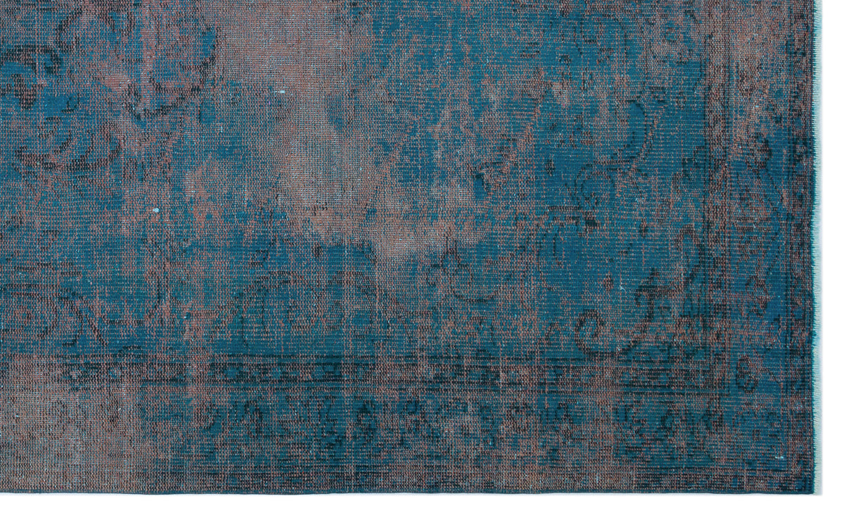 Retro Over Dyed Vintage Rug 5&#39;9&#39;&#39; x 9&#39;5&#39;&#39; ft 174 x 286 cm