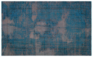 Retro Over Dyed Vintage Rug 5'9'' x 9'5'' ft 174 x 286 cm