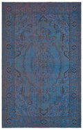 Retro Over Dyed Vintage Rug 6'0'' x 9'2'' ft 184 x 280 cm
