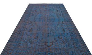 Retro Over Dyed Vintage Rug 6'0'' x 9'2'' ft 184 x 280 cm