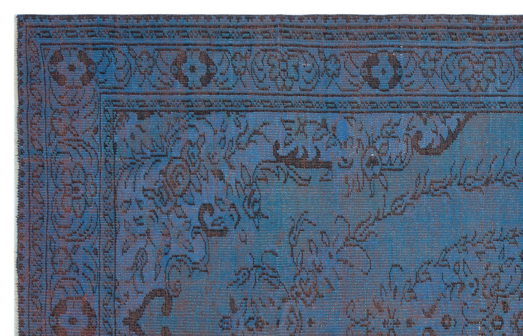 Retro Over Dyed Vintage Rug 6'0'' x 9'2'' ft 184 x 280 cm