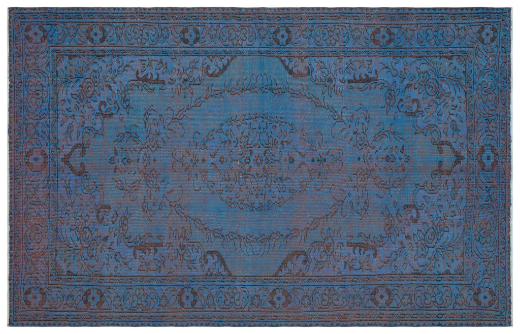 Retro Over Dyed Vintage Rug 6'0'' x 9'2'' ft 184 x 280 cm