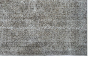 Gray Over Dyed Vintage Rug 6'9'' x 10'6'' ft 205 x 320 cm