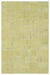 Natural Vintage Hemp Patchwork Rug 4'3'' x 6'5'' ft 130 x 196 cm
