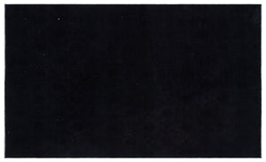 Black Over Dyed Vintage Rug 4'9'' x 7'10'' ft 145 x 240 cm