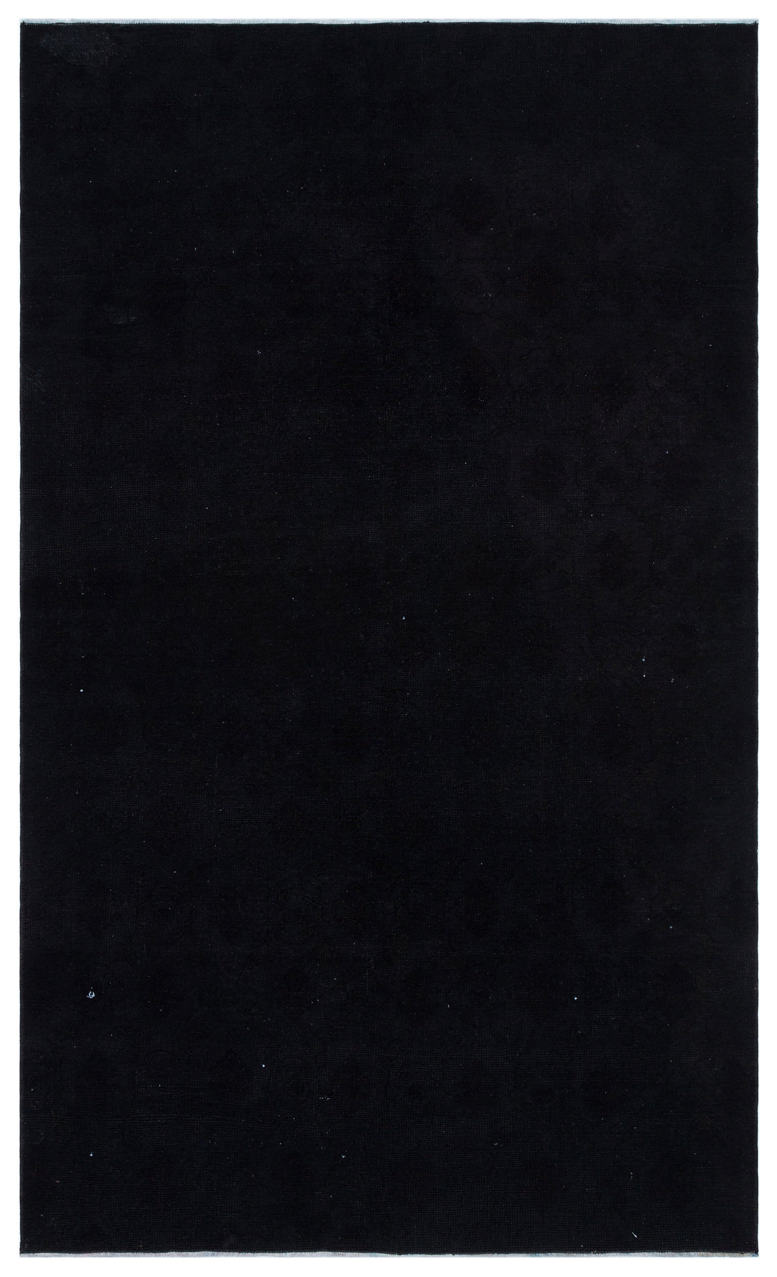 Black Over Dyed Vintage Rug 4'9'' x 7'10'' ft 145 x 240 cm