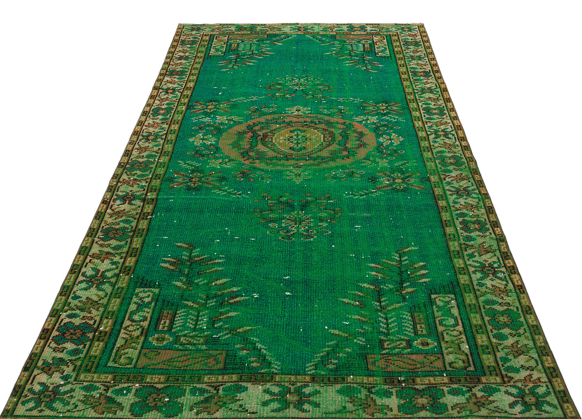 Naturel Over Dyed Vintage Rug 5&#39;1&#39;&#39; x 8&#39;2&#39;&#39; ft 156 x 250 cm