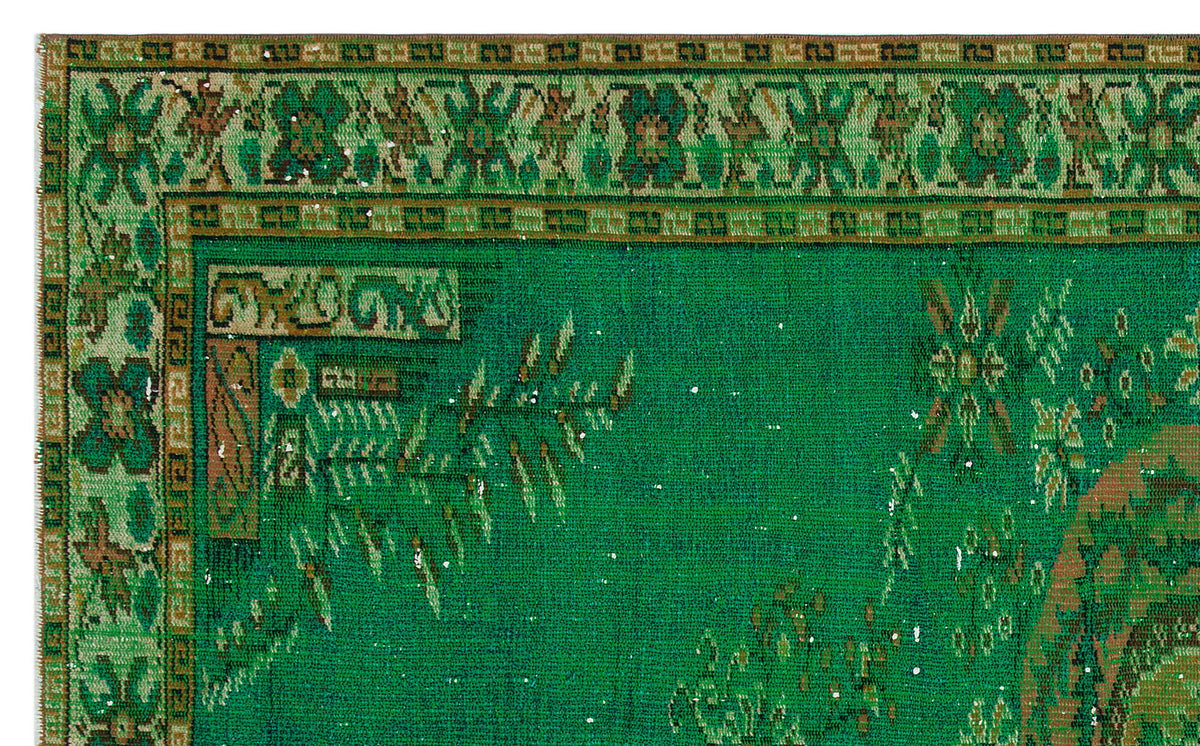 Naturel Over Dyed Vintage Rug 5&#39;1&#39;&#39; x 8&#39;2&#39;&#39; ft 156 x 250 cm