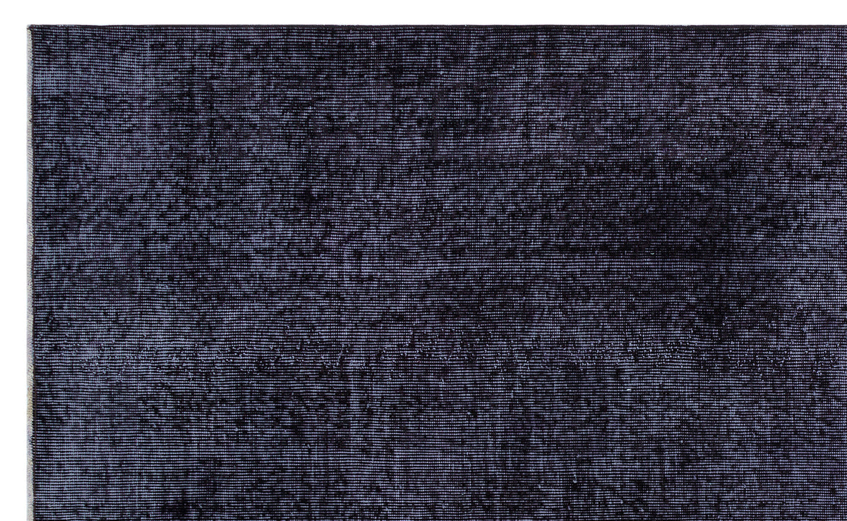 Gray Over Dyed Vintage Rug 5&#39;5&#39;&#39; x 8&#39;10&#39;&#39; ft 164 x 270 cm
