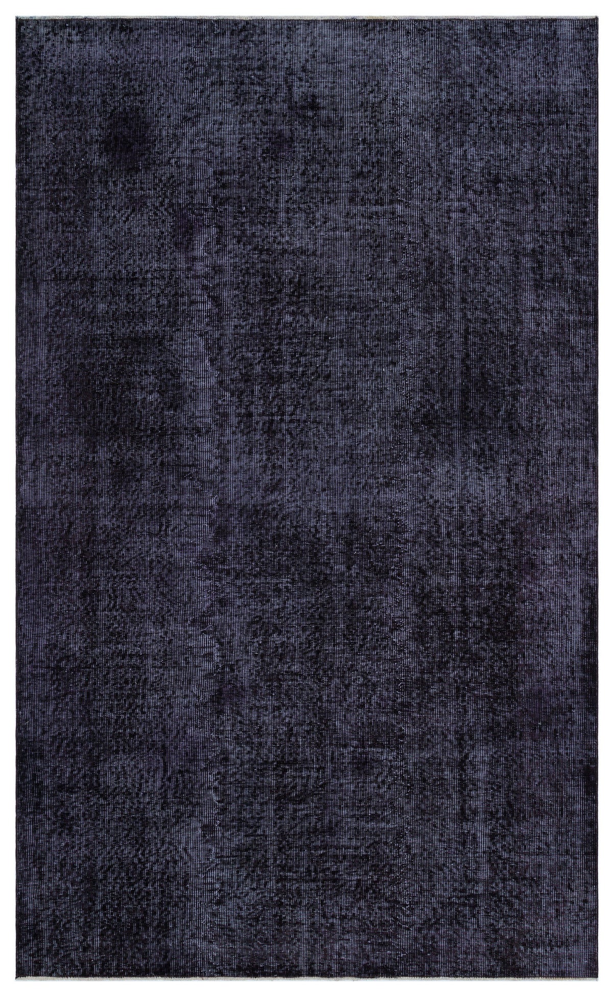 Gray Over Dyed Vintage Rug 5&#39;5&#39;&#39; x 8&#39;10&#39;&#39; ft 164 x 270 cm