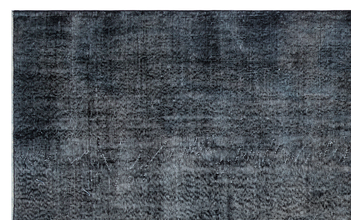 Gray Over Dyed Vintage Rug 5&#39;9&#39;&#39; x 9&#39;4&#39;&#39; ft 174 x 285 cm