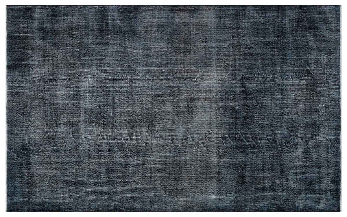 Gray Over Dyed Vintage Rug 5&#39;9&#39;&#39; x 9&#39;4&#39;&#39; ft 174 x 285 cm