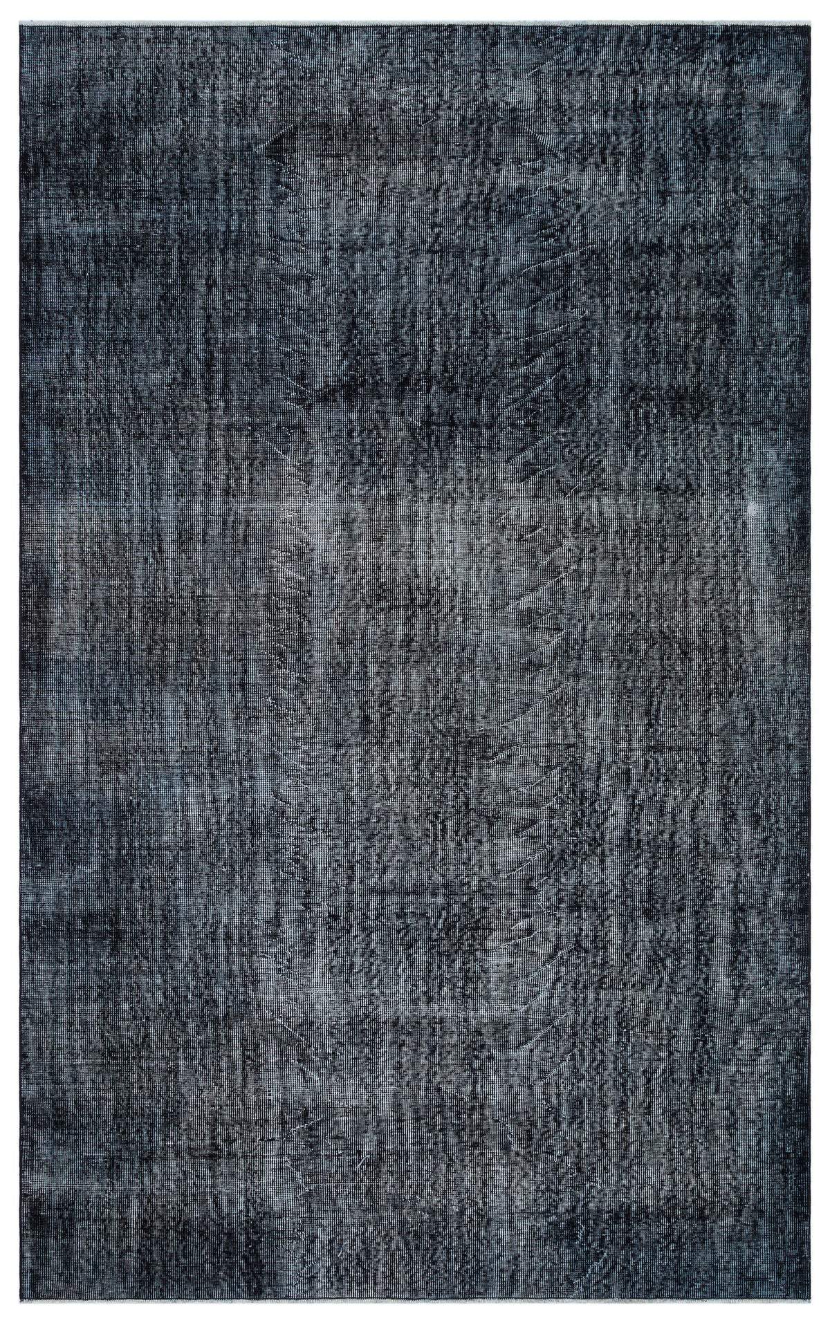 Gray Over Dyed Vintage Rug 5&#39;9&#39;&#39; x 9&#39;4&#39;&#39; ft 174 x 285 cm