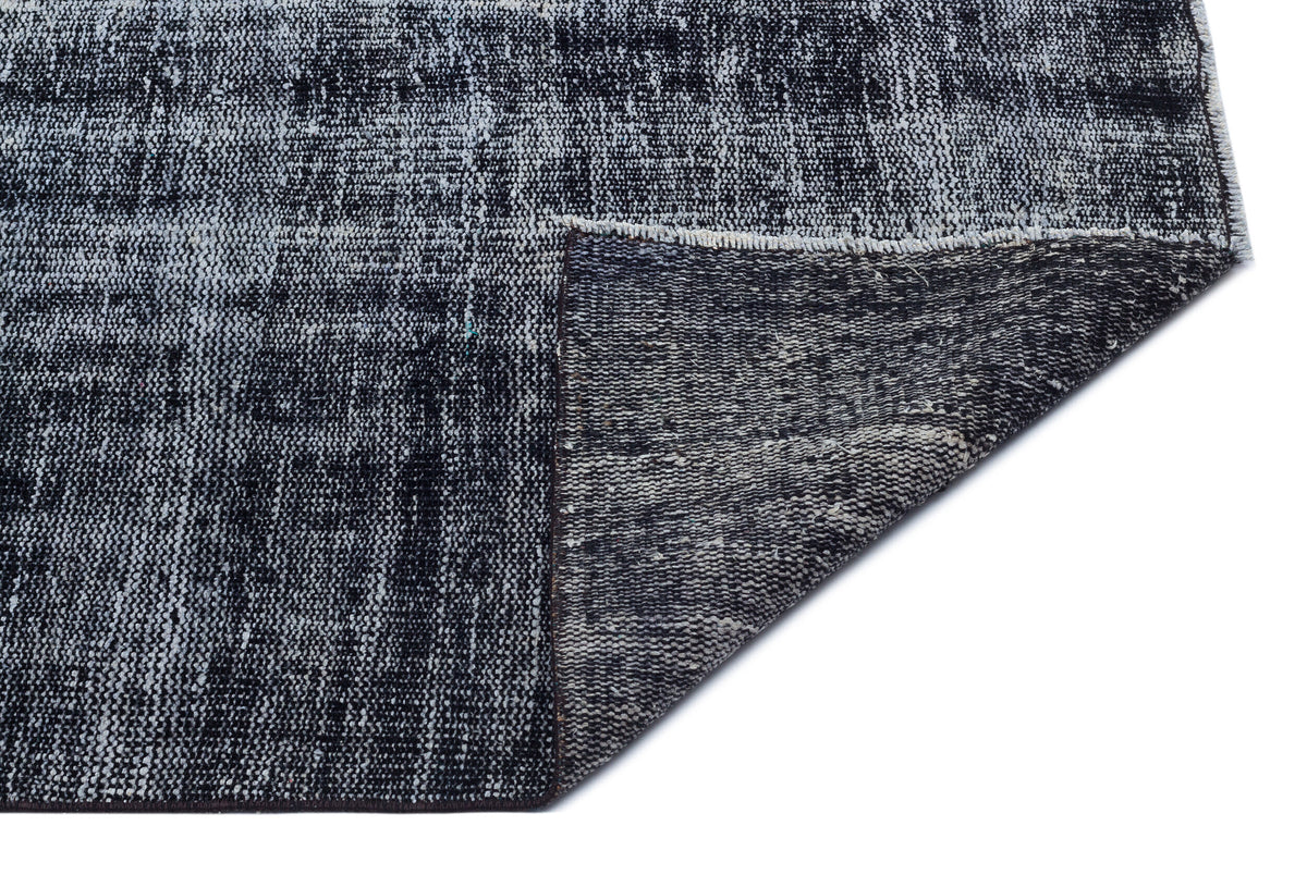Gray Over Dyed Vintage Rug 5&#39;10&#39;&#39; x 8&#39;8&#39;&#39; ft 179 x 264 cm