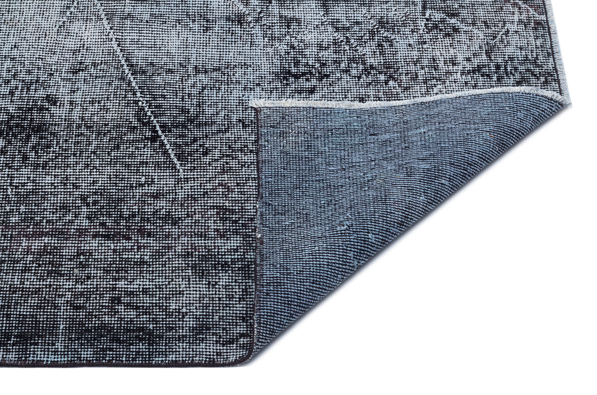 Gray Over Dyed Vintage Rug 5&#39;10&#39;&#39; x 8&#39;10&#39;&#39; ft 178 x 268 cm