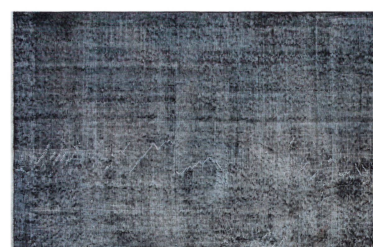 Gray Over Dyed Vintage Rug 5&#39;10&#39;&#39; x 8&#39;10&#39;&#39; ft 178 x 268 cm