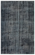Black Over Dyed Vintage Rug 6'0'' x 9'5'' ft 184 x 286 cm