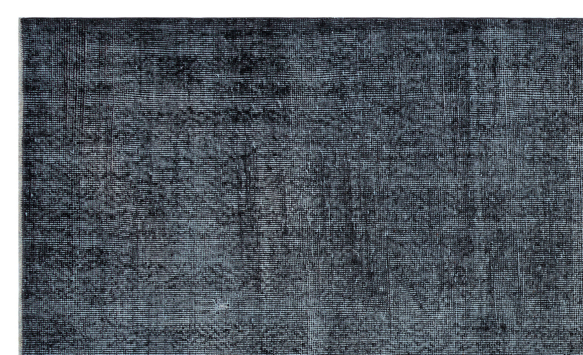 Gray Over Dyed Vintage Rug 5&#39;11&#39;&#39; x 9&#39;4&#39;&#39; ft 180 x 284 cm