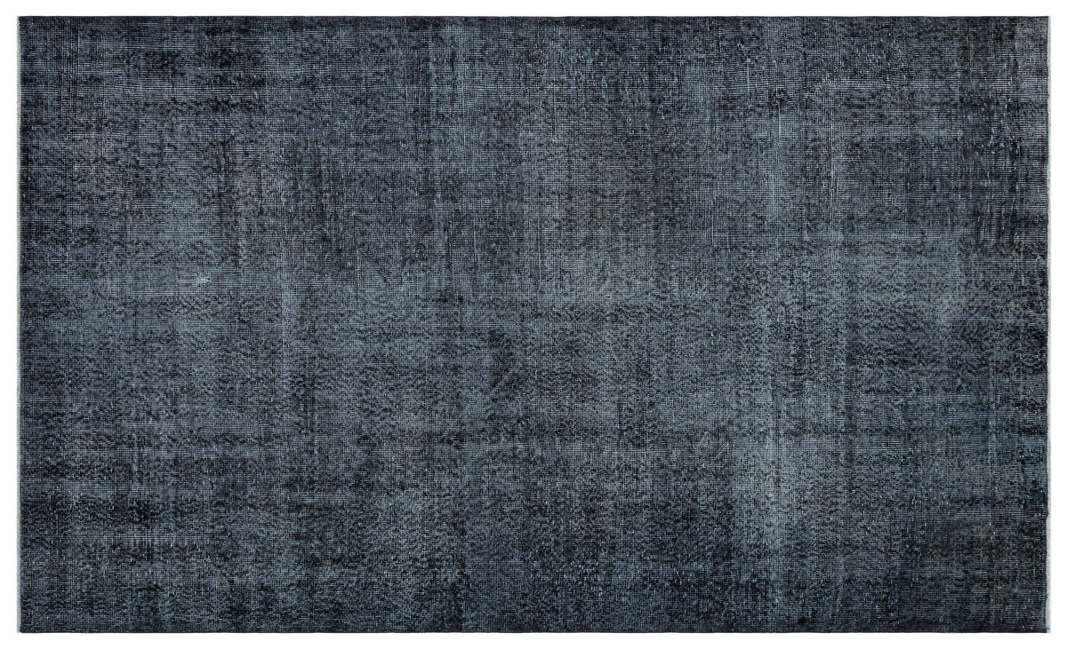 Gray Over Dyed Vintage Rug 5&#39;11&#39;&#39; x 9&#39;4&#39;&#39; ft 180 x 284 cm