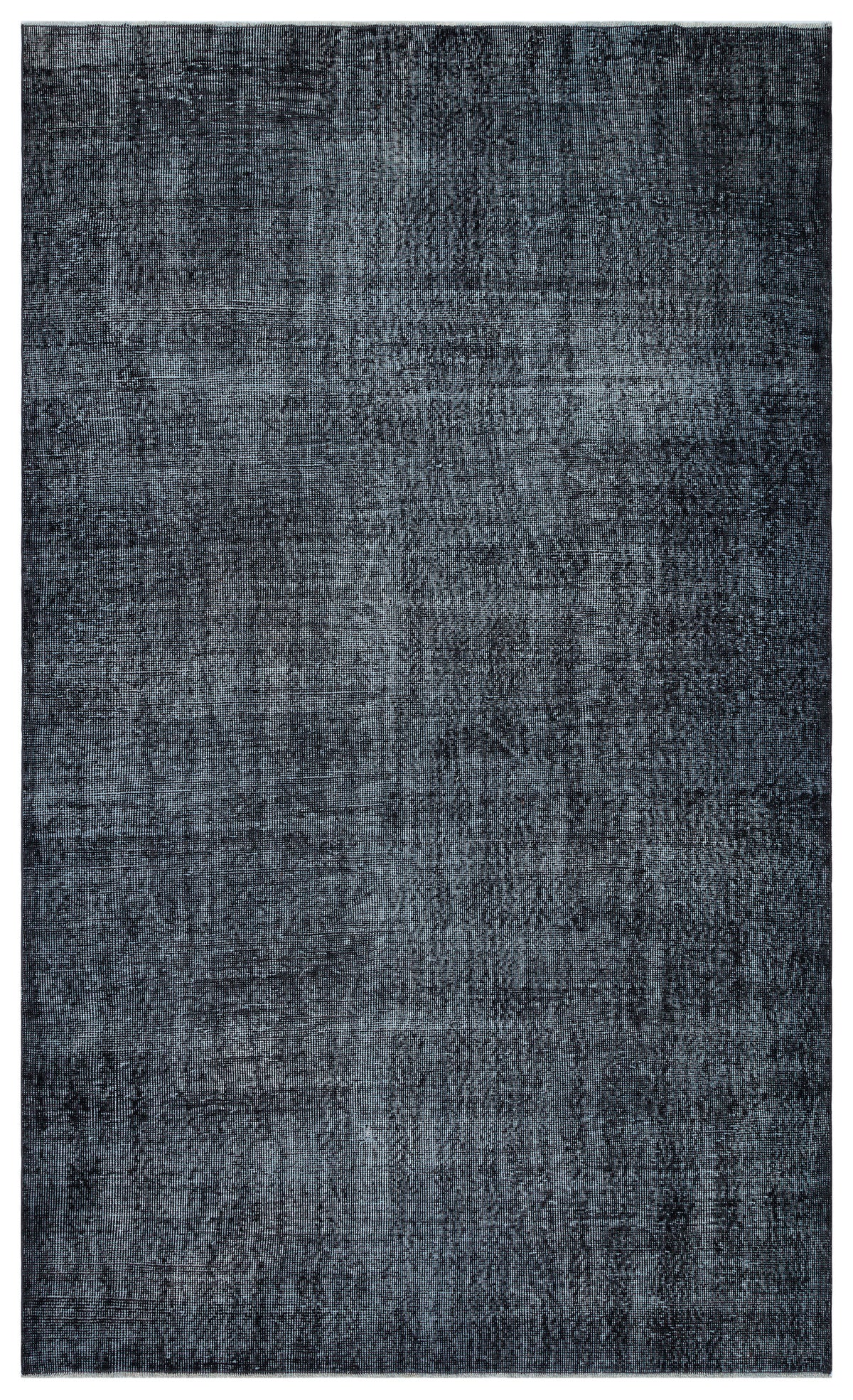 Gray Over Dyed Vintage Rug 5&#39;11&#39;&#39; x 9&#39;4&#39;&#39; ft 180 x 284 cm