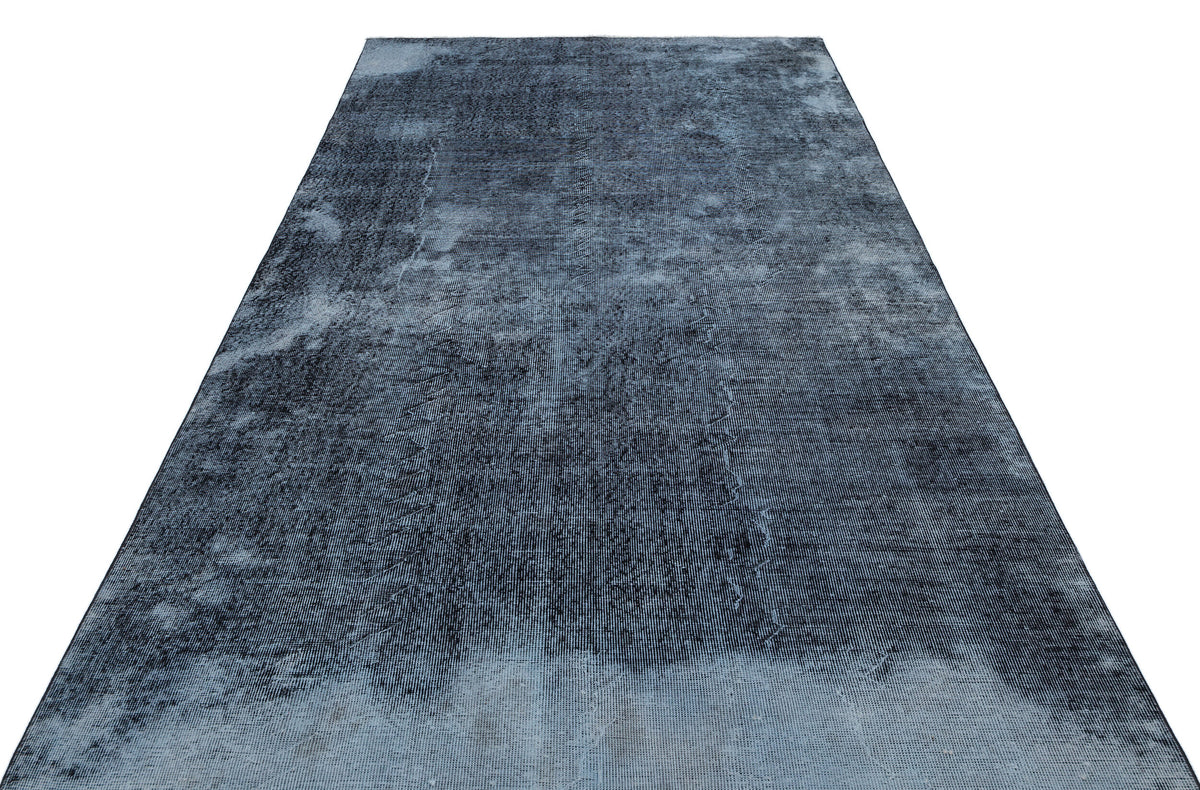 Gray Over Dyed Vintage Rug 5&#39;11&#39;&#39; x 9&#39;10&#39;&#39; ft 180 x 300 cm