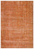 Orange Over Dyed Vintage Rug 7'7'' x 10'6'' ft 232 x 320 cm