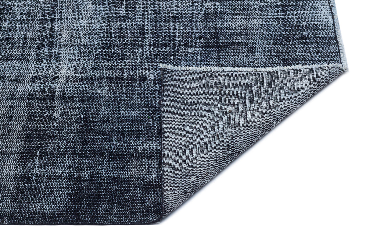 Gray Over Dyed Vintage Rug 5&#39;1&#39;&#39; x 8&#39;4&#39;&#39; ft 155 x 253 cm
