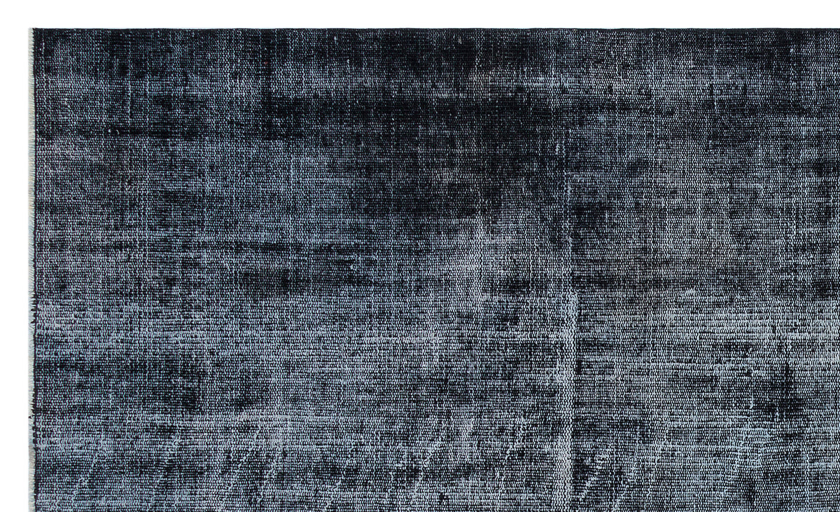 Gray Over Dyed Vintage Rug 5&#39;1&#39;&#39; x 8&#39;4&#39;&#39; ft 155 x 253 cm