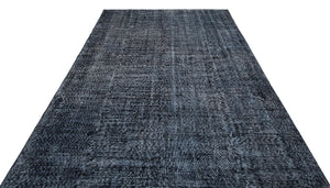 Gray Over Dyed Vintage Rug 7'0'' x 10'2'' ft 214 x 310 cm