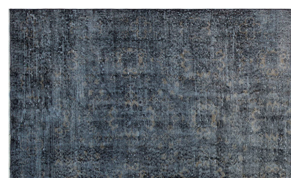 Gray Over Dyed Rug | Plain Rug | Turkish Rug | Hand Weaving Rug  | Bedroom Rug | Wool Rug | Vintage Rug | Tumbled Rug  | Naturel Rug | Boho Rug I 5&#39;11&#39;&#39; x 9&#39;9&#39;&#39; ft 180 x 297 cm