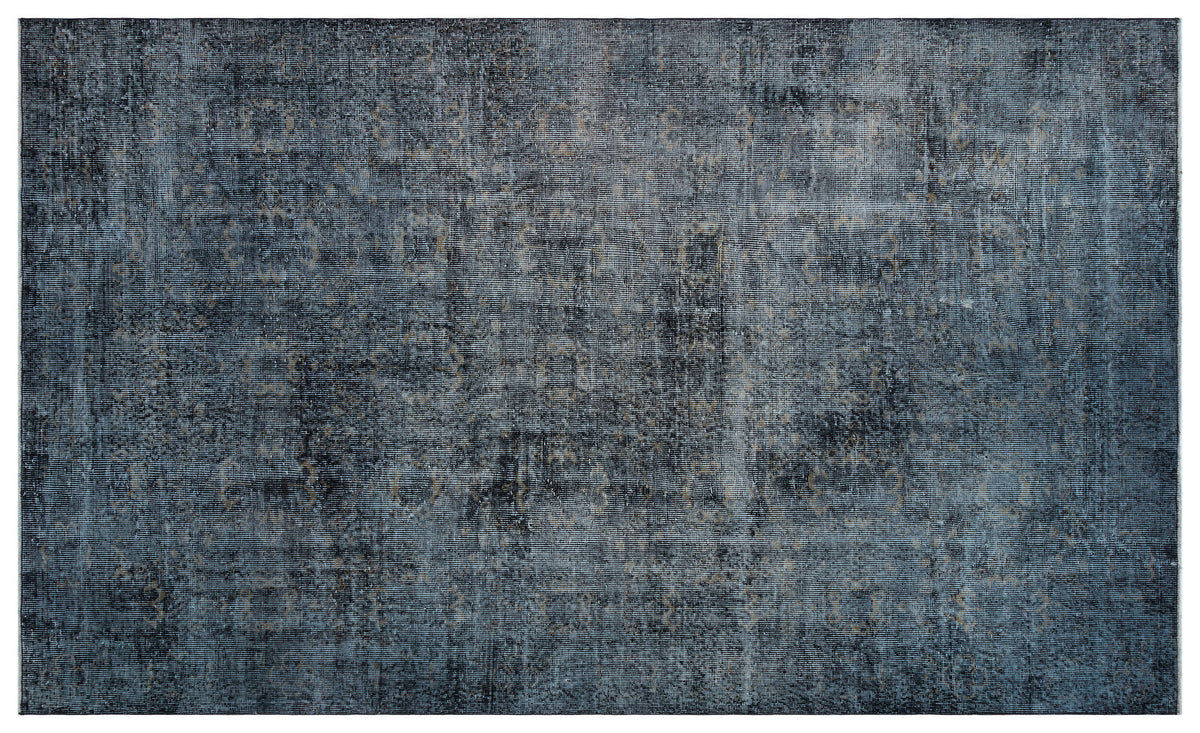 Gray Over Dyed Rug | Plain Rug | Turkish Rug | Hand Weaving Rug  | Bedroom Rug | Wool Rug | Vintage Rug | Tumbled Rug  | Naturel Rug | Boho Rug I 5&#39;11&#39;&#39; x 9&#39;9&#39;&#39; ft 180 x 297 cm