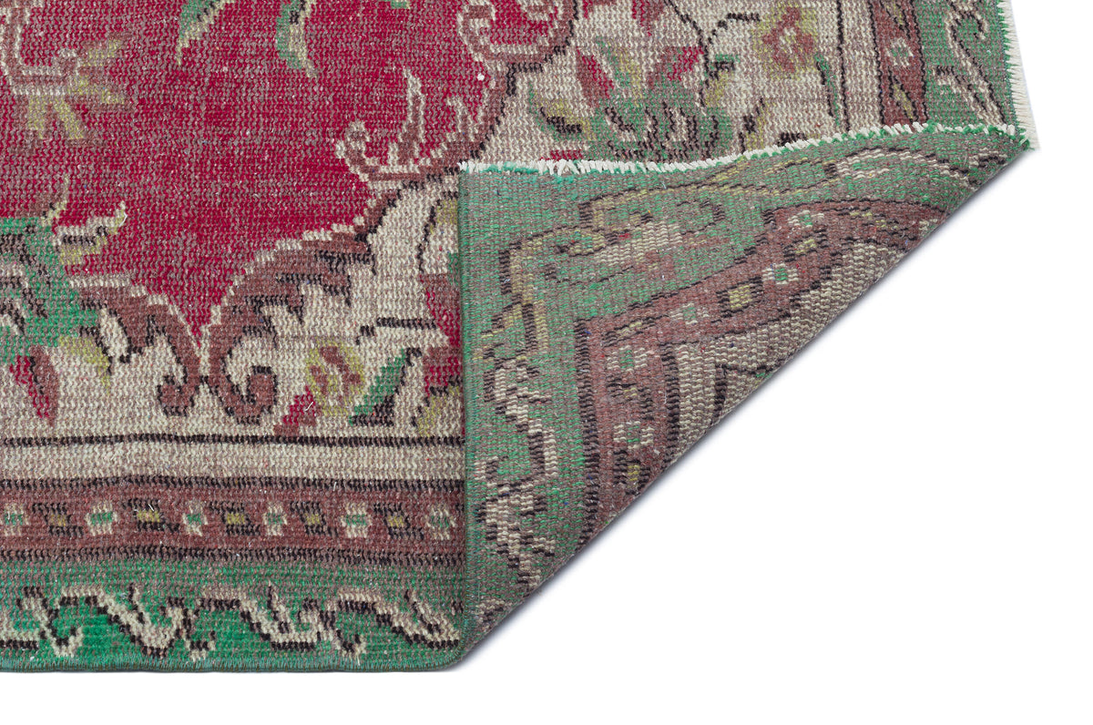 Naturel Over Dyed Vintage Rug 5&#39;4&#39;&#39; x 8&#39;4&#39;&#39; ft 162 x 255 cm