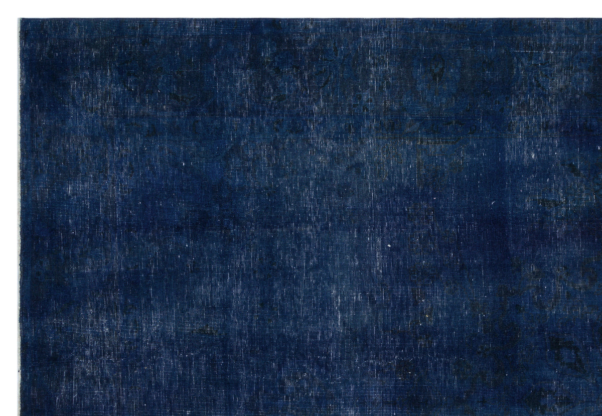 Turquoise  Over Dyed Vintage XLarge Rug 6&#39;9&#39;&#39; x 10&#39;1&#39;&#39; ft 205 x 308 cm