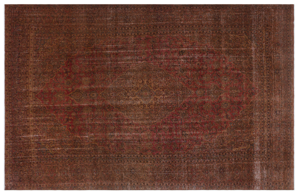 Naturel Over Dyed Vintage XLarge Rug 8'11'' x 14'1'' ft 273 x 428 cm